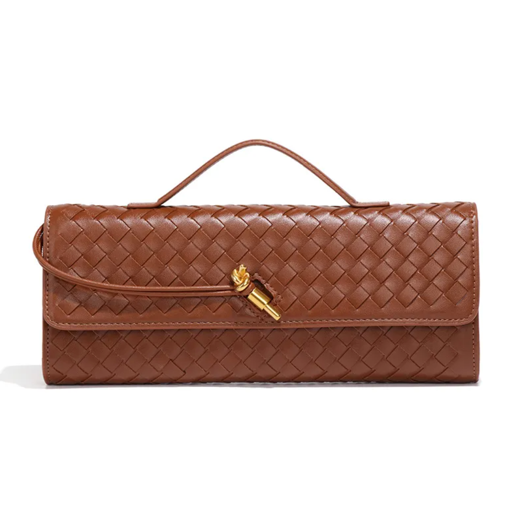 VENE Woven Clutch