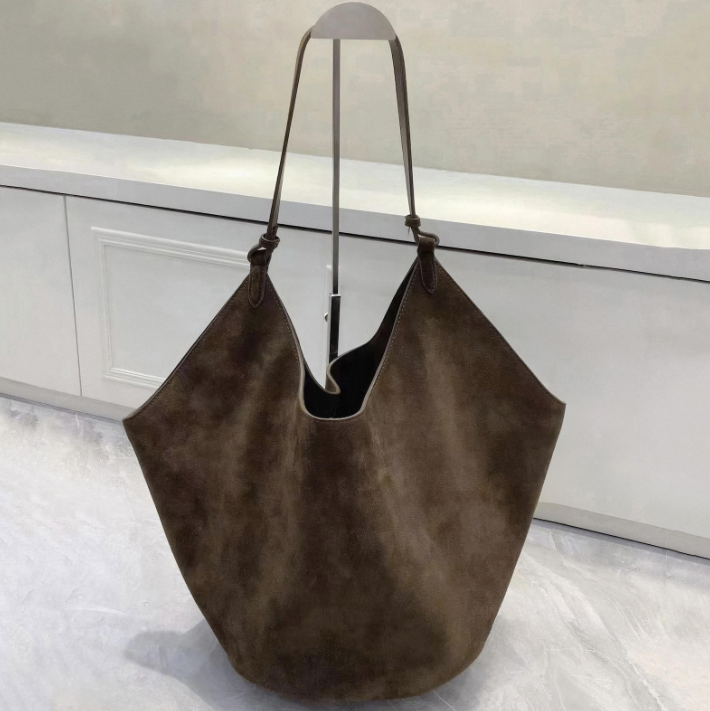 Vintage suede tote