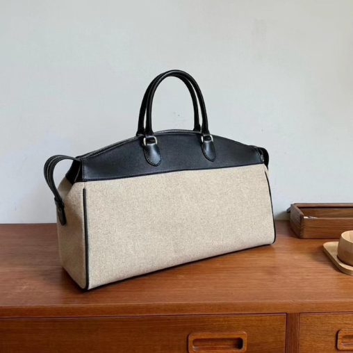 Bowling Leather Canvas bag