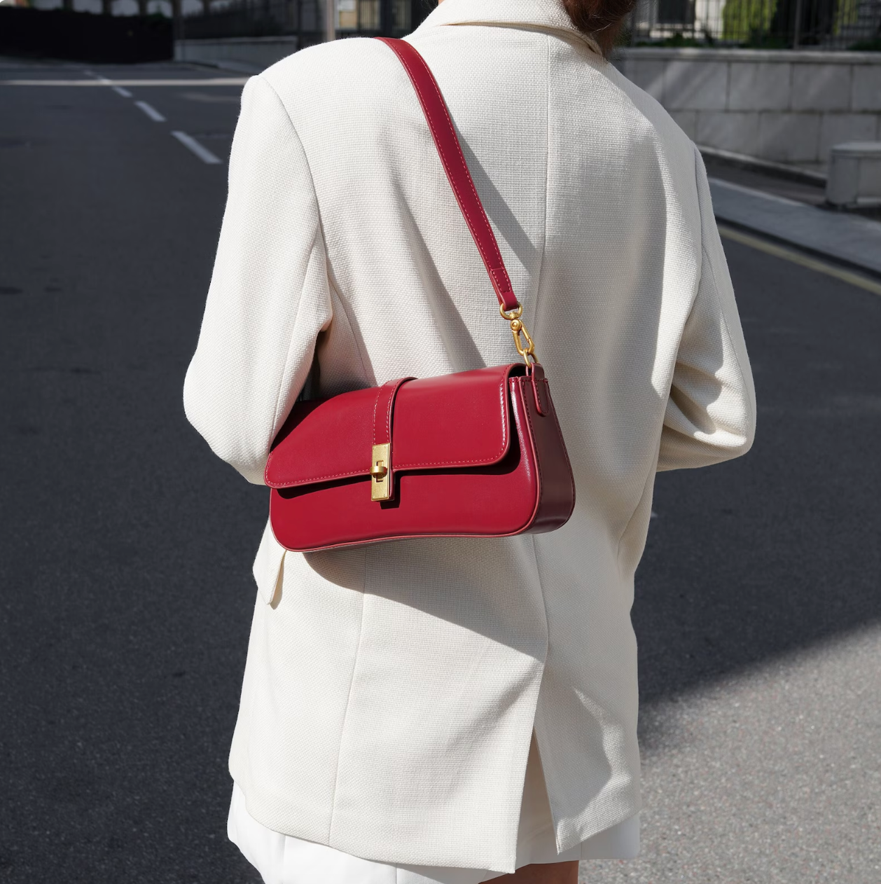 MINA Leather crossbody bag