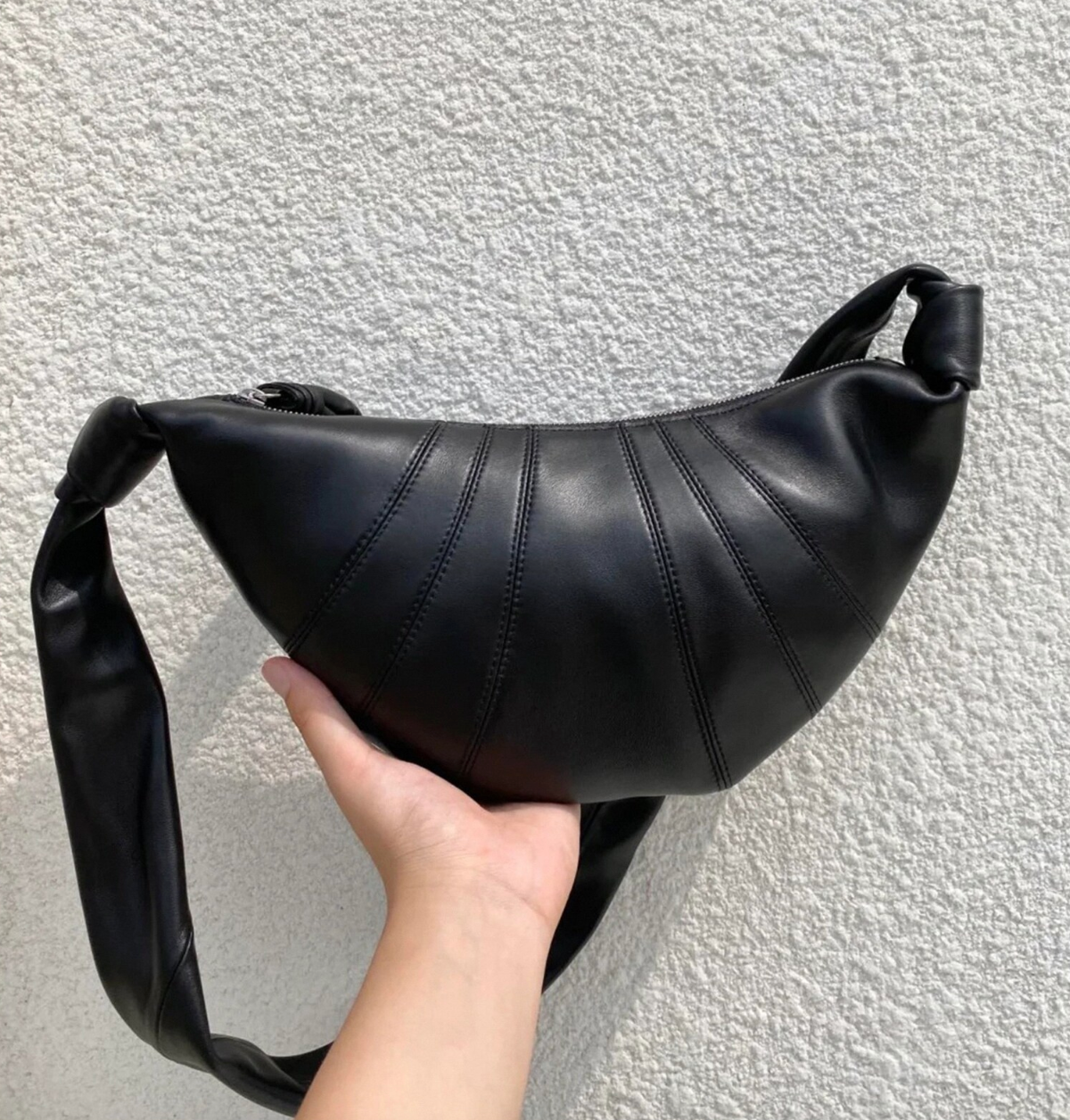 Leather crossbody bag