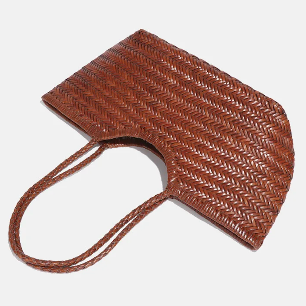 Braided shopper tote