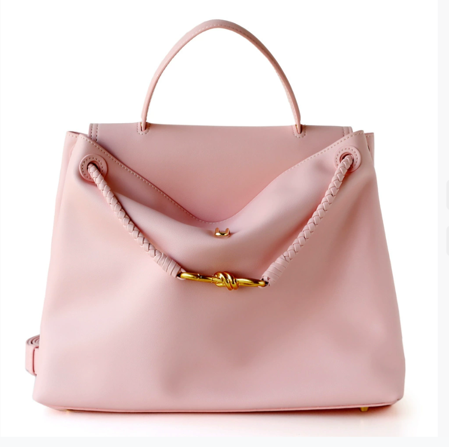 Braided Knot Leather Bag