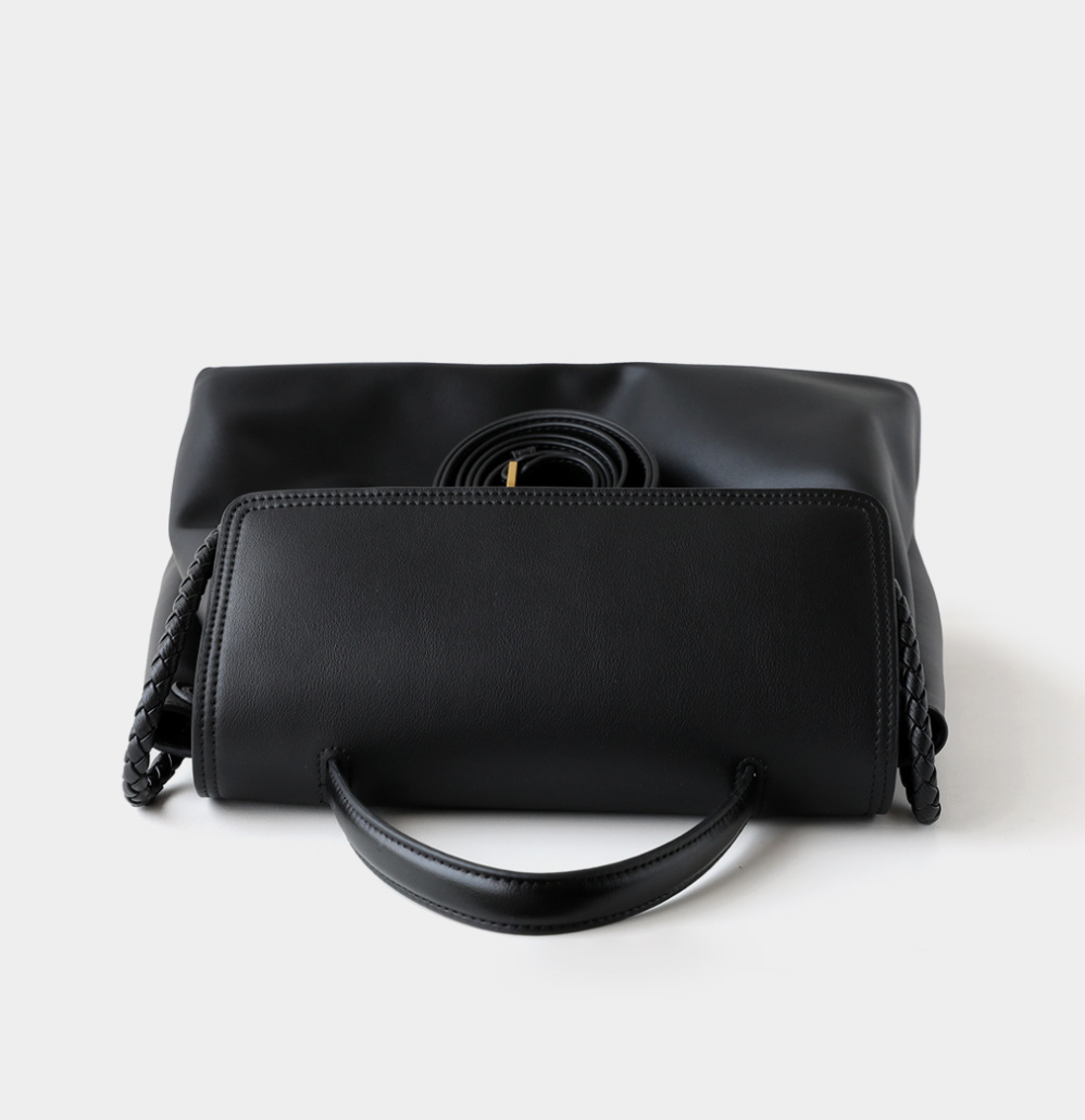 Braided Knot Leather Bag