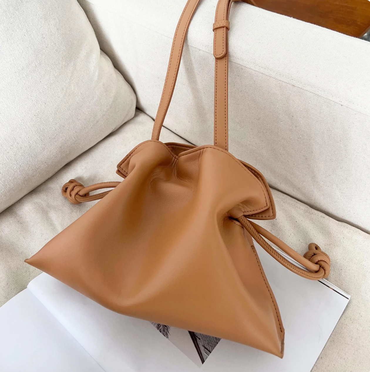 The Knotted Soft Leather Tote