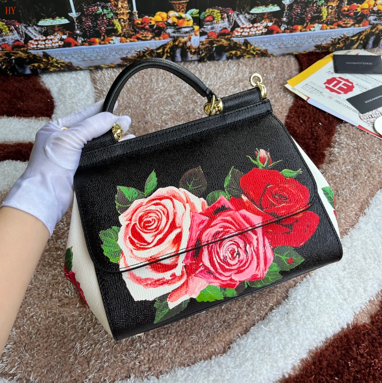FloraPop Statement Bag
