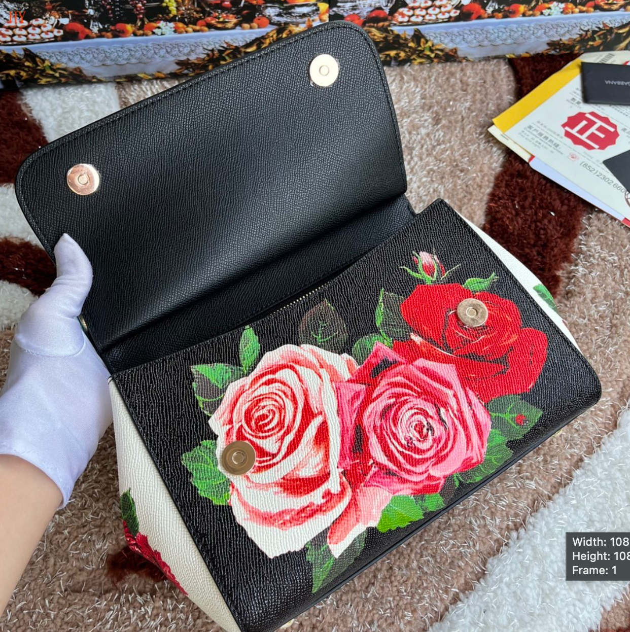 FloraPop Statement Bag