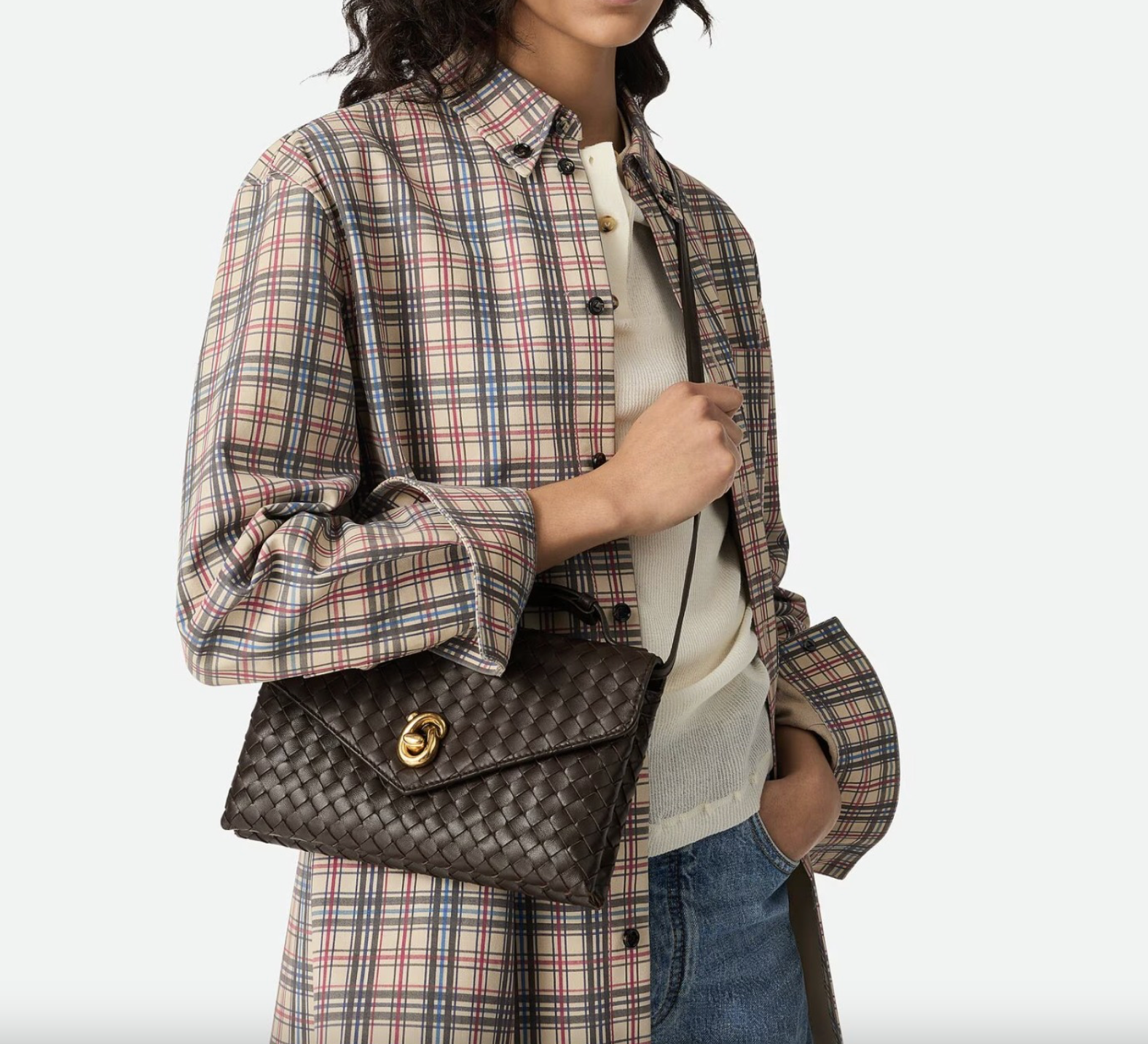 Intrecciato metal knot lock