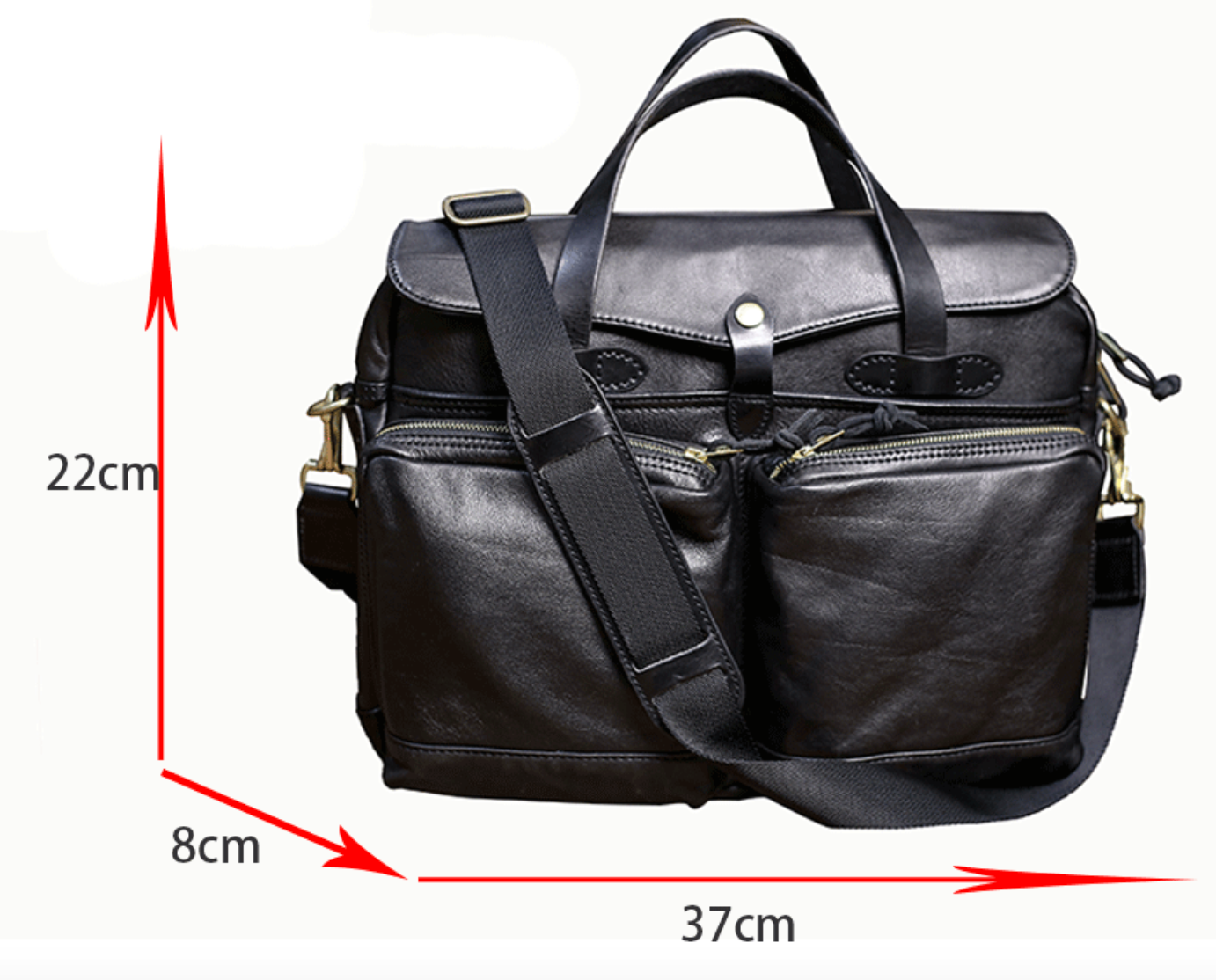 Laptop leather bag