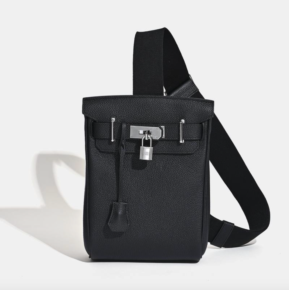 Men’s Compact Togo Leather Backpack