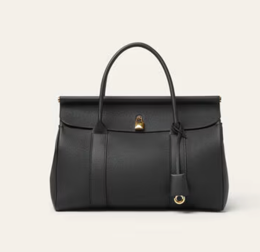 Kass leather tote