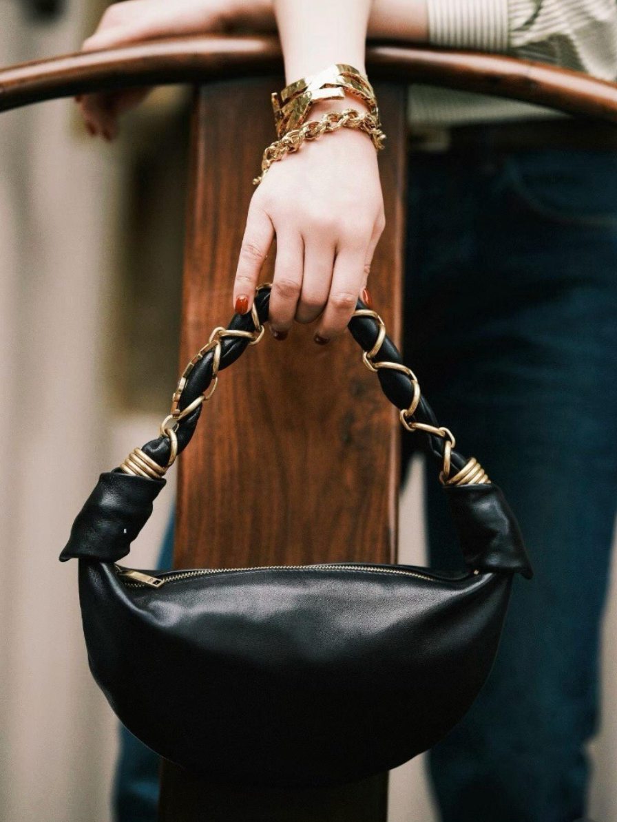 Underarm Genuine Leather Shoulder Bag