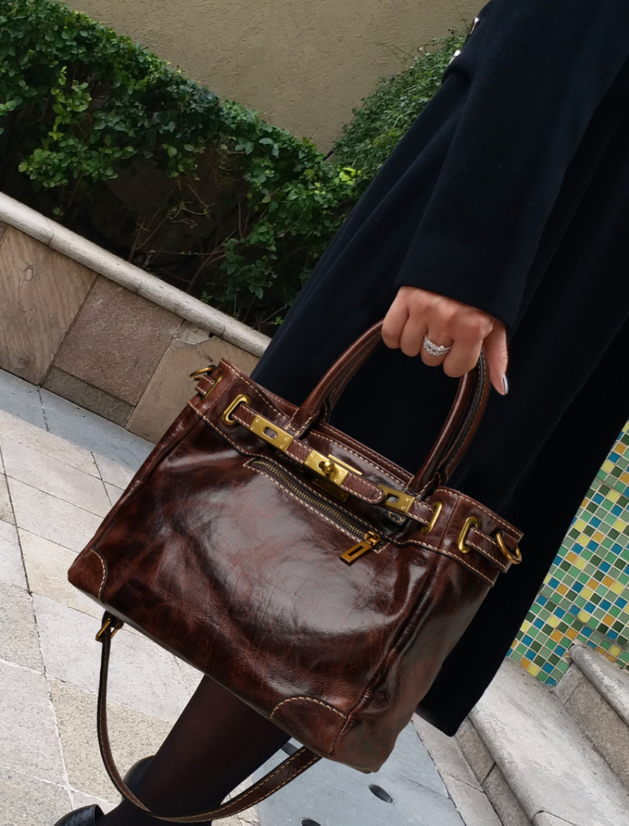 Vene Retro Leather Bag
