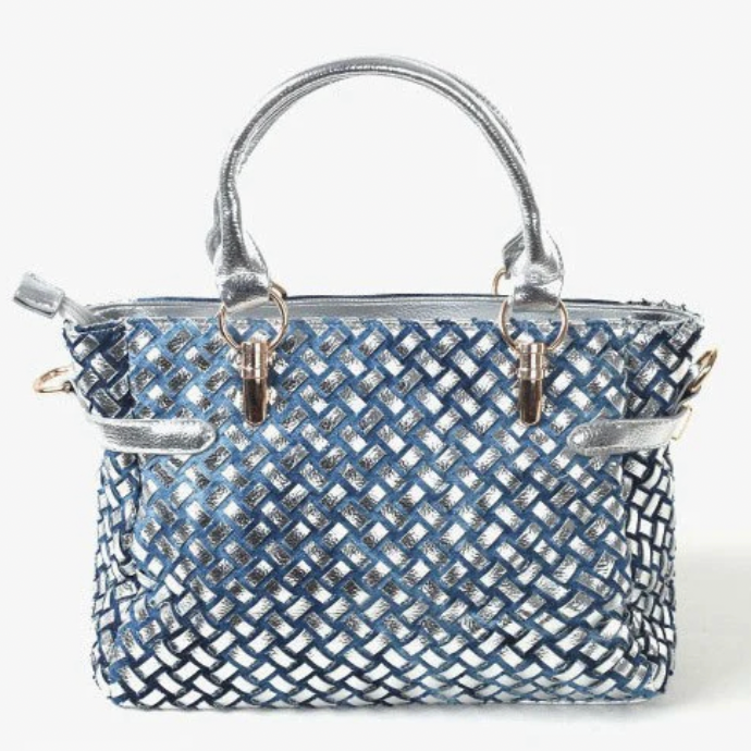 Birky Denim diamond tote