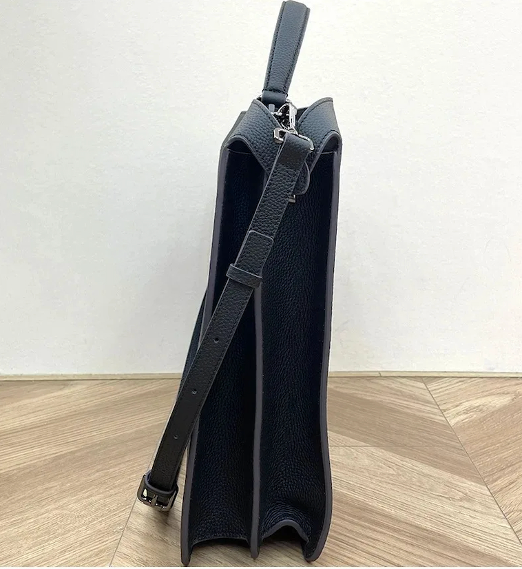 Structured Leather Handbag