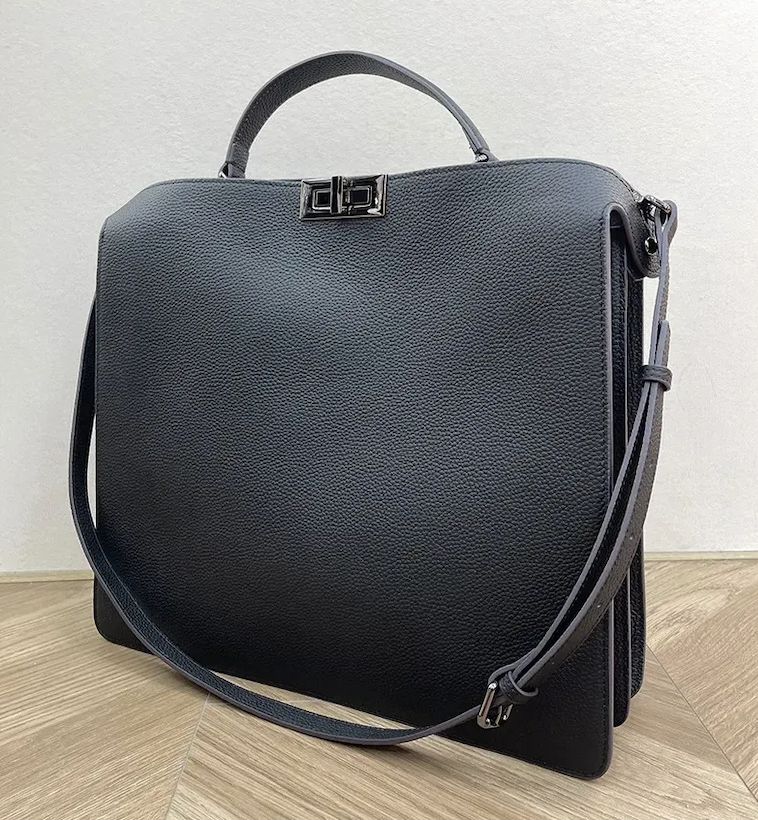 Structured Leather Handbag