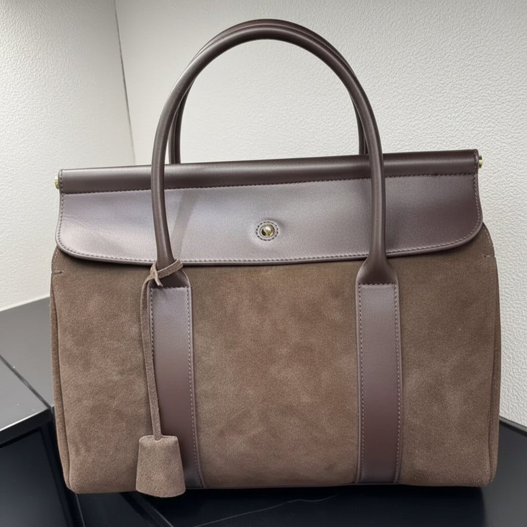 Kass leather tote