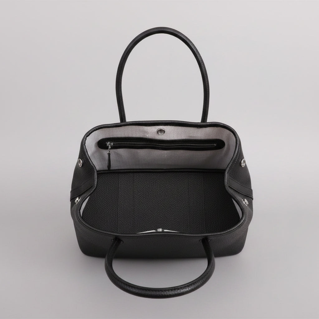 Leather Garden Party tote
